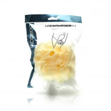 Bath Sponge with Nylon Biege Bath Sponge with Nylon Biege