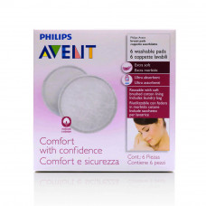Avent Av002 6 Washable Breast Pad Avent Av002 6 Washable Breast Pad