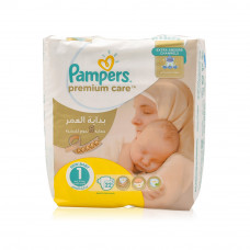 Pampers Premium Care Size 1 Newborn 2-5kg Pampers Premium Care Size 1 Newborn 2-5kg